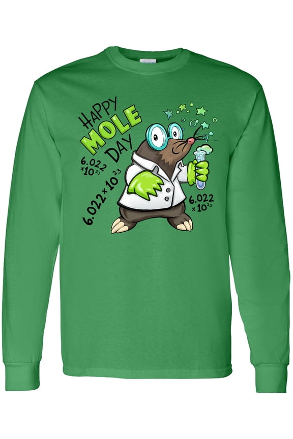 Happy Mole Day Chemistry Mole Long Sleeve T-Shirt