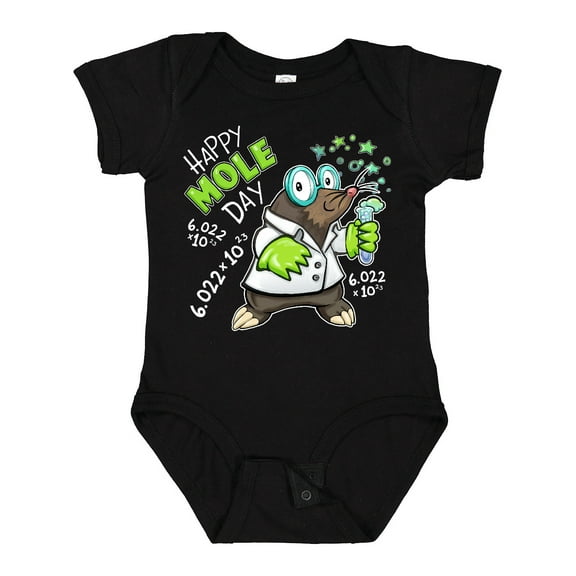 Inktastic Happy Mole Day- chemistry mole Boys or Girls Baby Bodysuit
