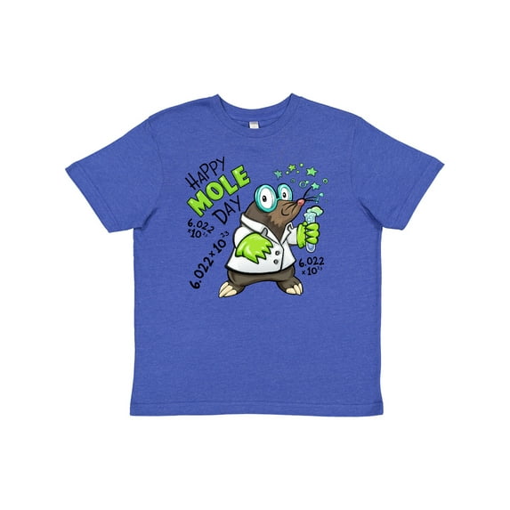 Inktastic Happy Mole Day- chemistry mole Youth T-Shirt