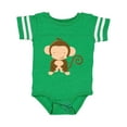 thumbnail image 1 of Inktastic Happy Monkey Boys or Girls Baby Bodysuit, 1 of 5