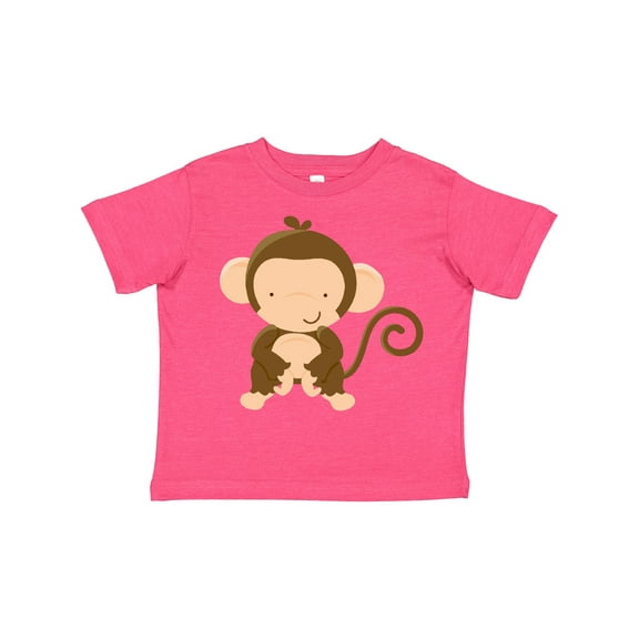 Inktastic Happy Monkey Boys or Girls Toddler T-Shirt