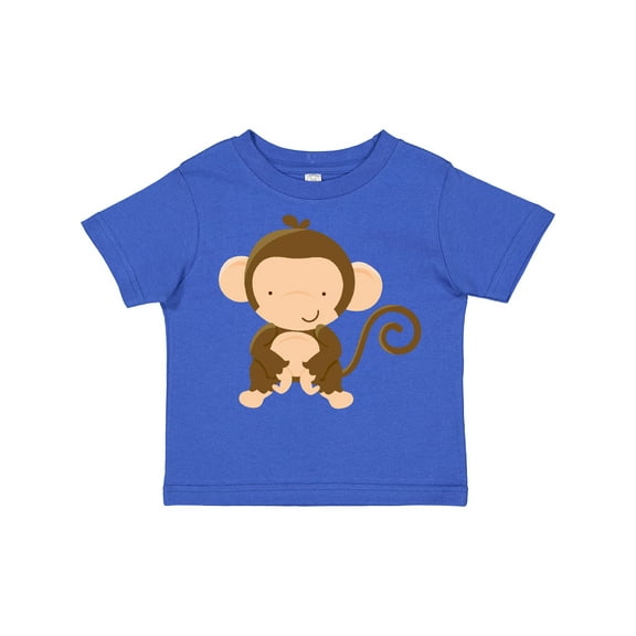 Inktastic Happy Monkey Boys or Girls Toddler T-Shirt
