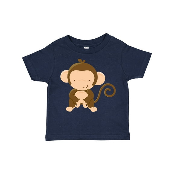 Inktastic Happy Monkey Boys or Girls Toddler T-Shirt