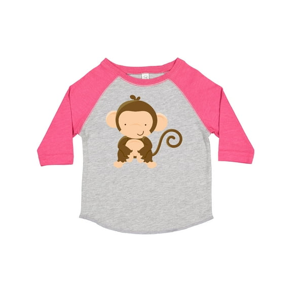 Inktastic Happy Monkey Boys or Girls Toddler T-Shirt
