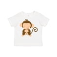 thumbnail image 1 of Inktastic Happy Monkey Boys or Girls Toddler T-Shirt, 1 of 5