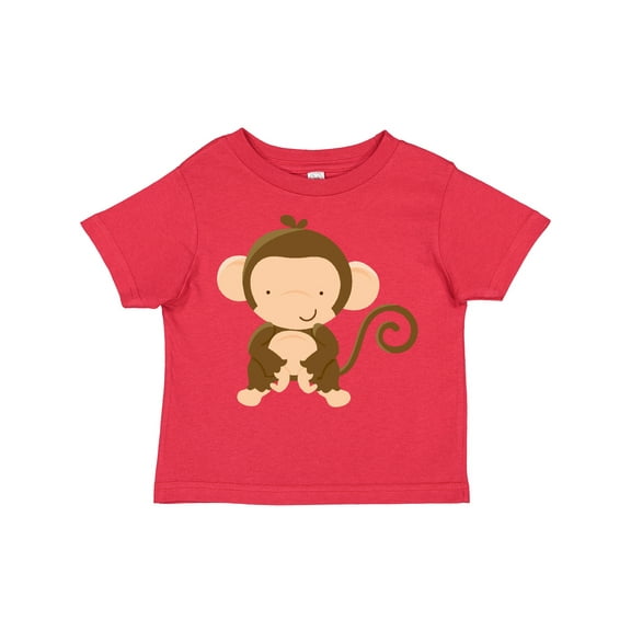 Inktastic Happy Monkey Boys or Girls Toddler T-Shirt