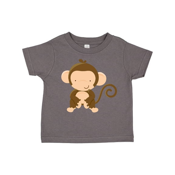 Inktastic Happy Monkey Boys or Girls Toddler T-Shirt