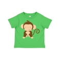 thumbnail image 1 of Inktastic Happy Monkey Boys or Girls Toddler T-Shirt, 1 of 5