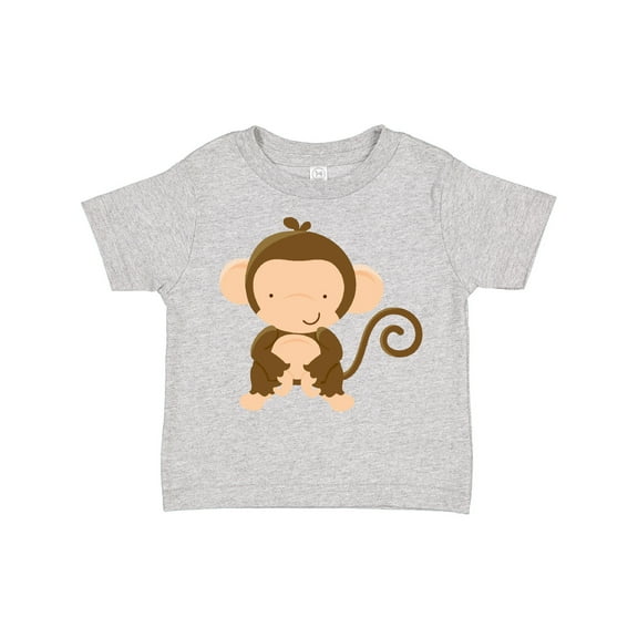 Inktastic Happy Monkey Boys or Girls Toddler T-Shirt