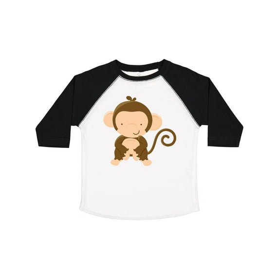 Inktastic Happy Monkey Boys or Girls Toddler T-Shirt