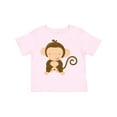 thumbnail image 1 of Inktastic Happy Monkey Boys or Girls Toddler T-Shirt, 1 of 5