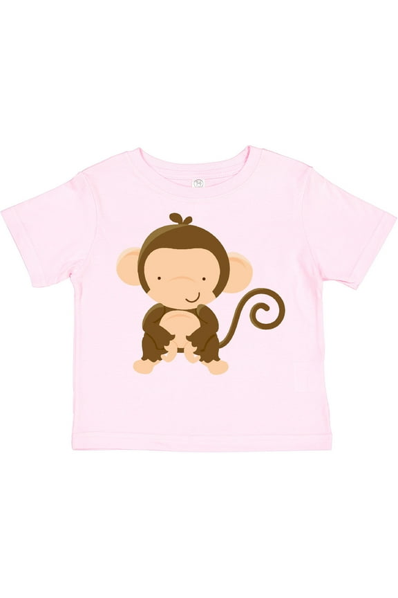 Happy Monkey Boys or Girls Toddler T-Shirt