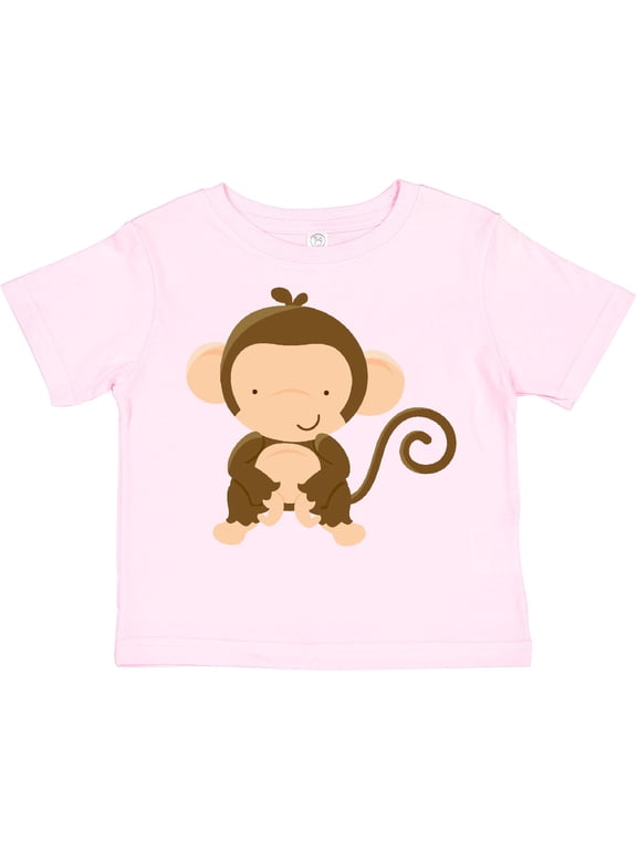 Happy Monkey Boys or Girls Toddler T-Shirt