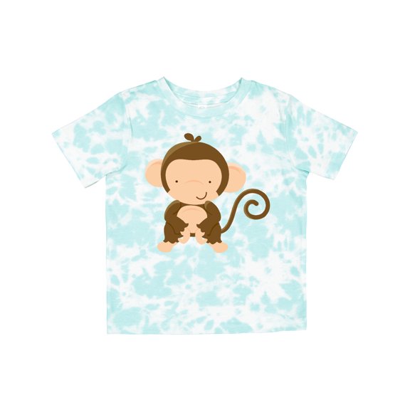 Inktastic Happy Monkey Boys or Girls Toddler T-Shirt