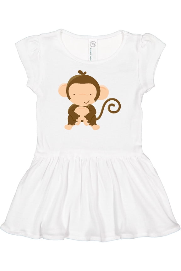 Happy Monkey Girls Baby Dress