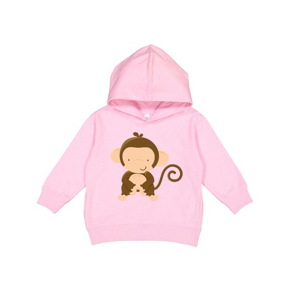 Inktastic Happy Monkey Toddler Hoodie