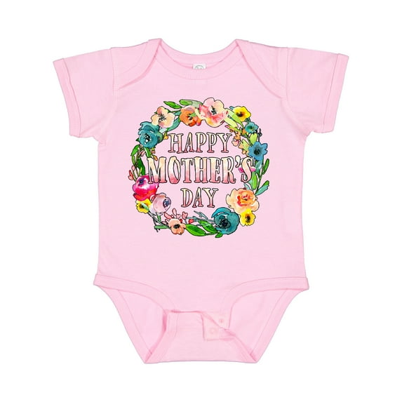 Inktastic Happy Mother's Day Flowers Boys or Girls Baby Bodysuit