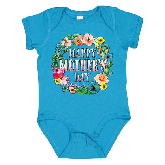 Inktastic Happy Mother's Day Flowers Boys or Girls Baby Bodysuit