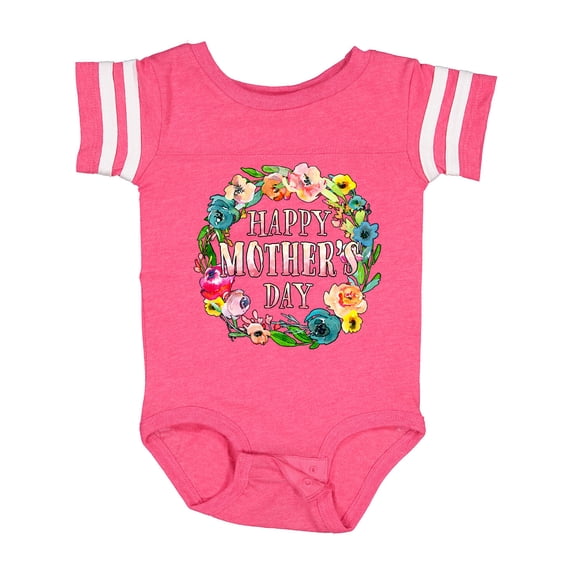Inktastic Happy Mother's Day- Flowers Boys or Girls Baby Bodysuit