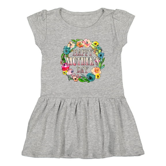 Inktastic Happy Mother's Day- Flowers Girls Toddler Dress