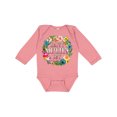 thumbnail image 1 of Inktastic Happy Mother's Day- flowers Boys or Girls Long Sleeve Baby Bodysuit, 1 of 5