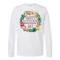 thumbnail image 1 of Inktastic Happy Mother's Day Flowers Long Sleeve T-Shirt, 1 of 5
