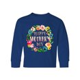 thumbnail image 1 of Inktastic Happy Mother's Day- flowers Long Sleeve Youth T-Shirt, 1 of 5