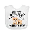 thumbnail image 1 of Inktastic Happy Mother's Day with Cute Corgi Dogs Boys or Girls Baby Bib, 1 of 4