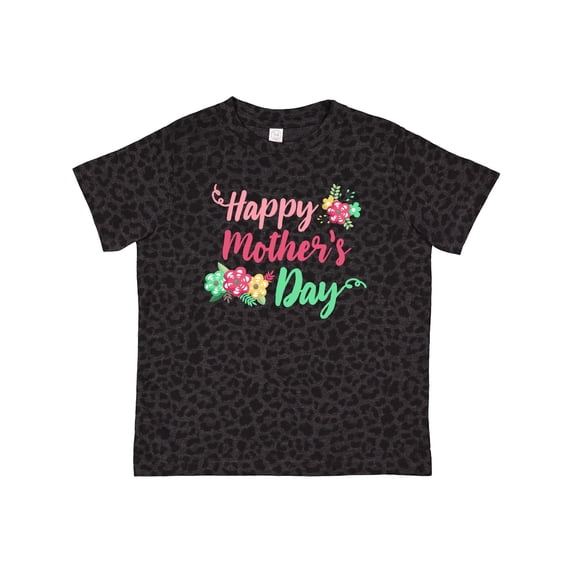Inktastic Happy Mothers Day with Flowers Gift Toddler Boy or Toddler Girl T-Shirt