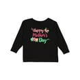 thumbnail image 1 of Inktastic Happy Mothers Day with flowers Boys or Girls Long Sleeve Toddler T-Shirt, 1 of 5