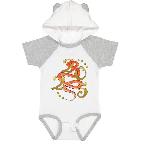Inktastic Happy New Year 2025 Year of the Snake Boys or Girls Baby Bodysuit