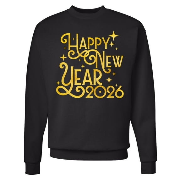 Inktastic Happy New Year 2026 Adult Sweatshirt