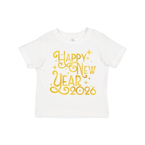 Inktastic Happy New Year 2026 Boys or Girls Toddler T-Shirt