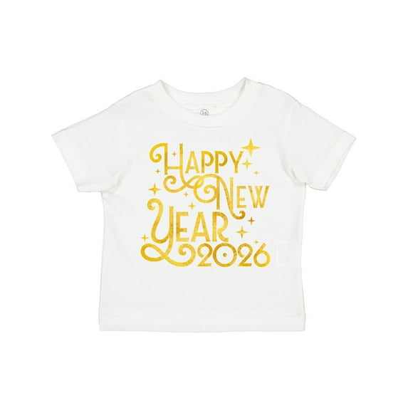 Inktastic Happy New Year 2026 Boys or Girls Toddler T-Shirt