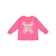 thumbnail image 1 of Inktastic Happy New Year 2026 Pink Bow Boys or Girls Long Sleeve Toddler T-Shirt, 1 of 5