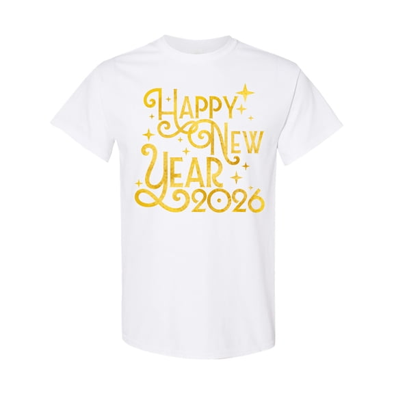Inktastic Happy New Year 2026 T-Shirt