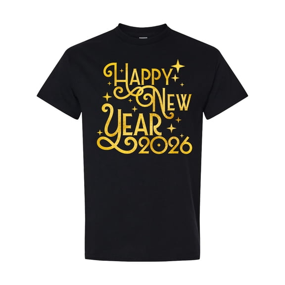 Inktastic Happy New Year 2026 T-Shirt