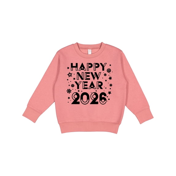 Inktastic Happy New Year 2026 Toddler Sweatshirt