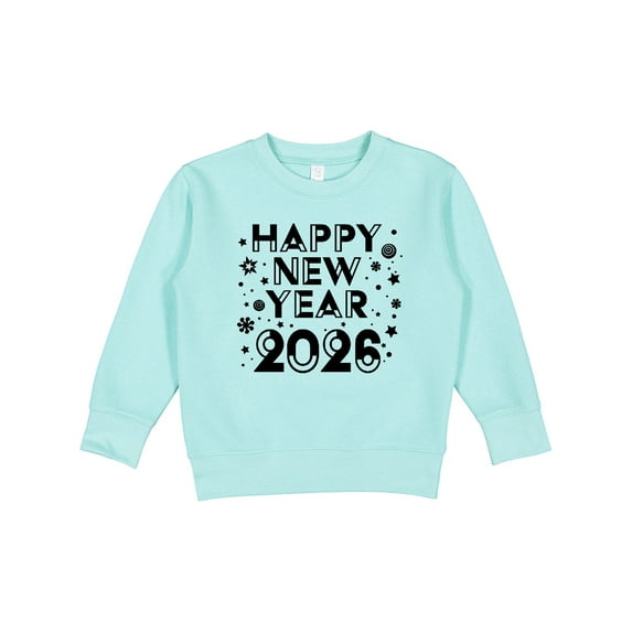 Inktastic Happy New Year 2026 Toddler Sweatshirt