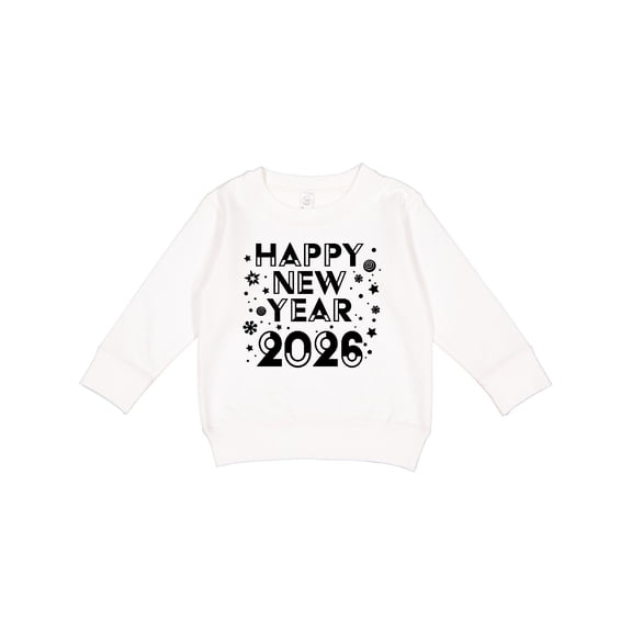 Inktastic Happy New Year 2026 Toddler Sweatshirt