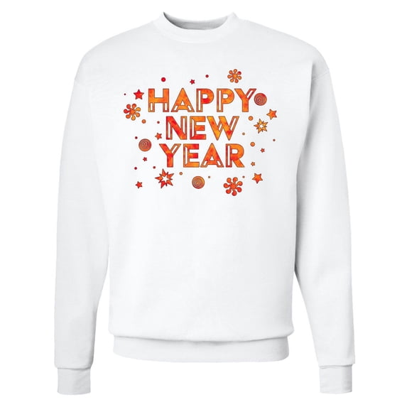Inktastic Happy New Year Adult Sweatshirt
