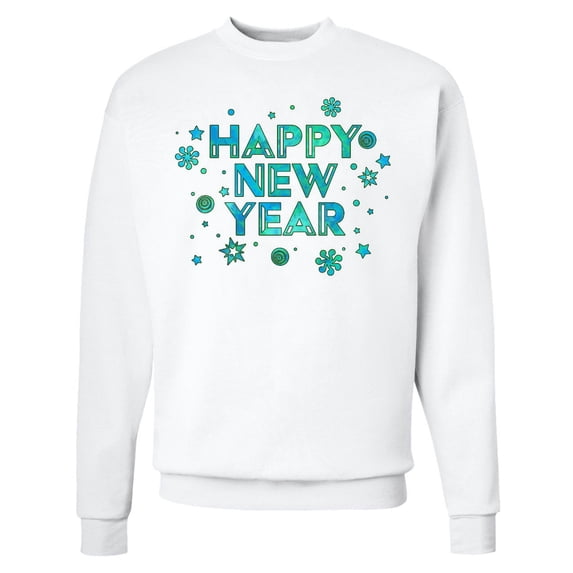 Inktastic Happy New Year Adult Sweatshirt