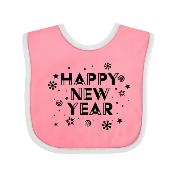 Inktastic Happy New Year Boys or Girls Baby Bib