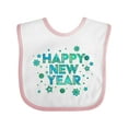 thumbnail image 1 of Inktastic Happy New Year Boys or Girls Baby Bib, 1 of 4