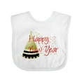 thumbnail image 1 of Inktastic Happy New Year Boys or Girls Baby Bib, 1 of 4