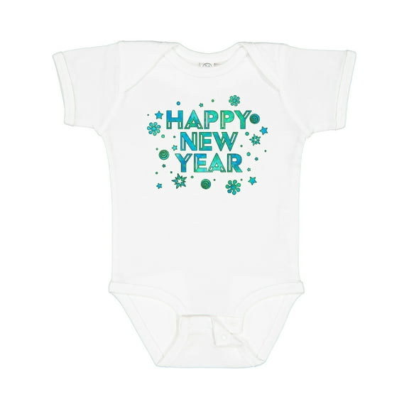 Inktastic Happy New Year Boys or Girls Baby Bodysuit