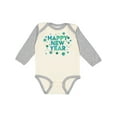 thumbnail image 1 of Inktastic Happy New Year Boys or Girls Long Sleeve Baby Bodysuit, 1 of 5