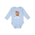 thumbnail image 1 of Inktastic Happy New Year Cute Ox Boys or Girls Long Sleeve Baby Bodysuit, 1 of 5