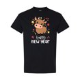 thumbnail image 1 of Inktastic Happy New Year Cute Ox T-Shirt, 1 of 5
