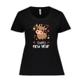 thumbnail image 1 of Inktastic Happy New Year Cute Ox Women's Plus Size T-Shirt, 1 of 5